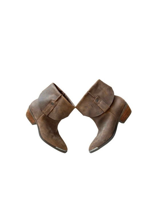 Ralph Lauren Shoes - Rare Ralph Lauren Brown Leather Ankle Boots